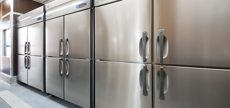 業務用の冷蔵庫など